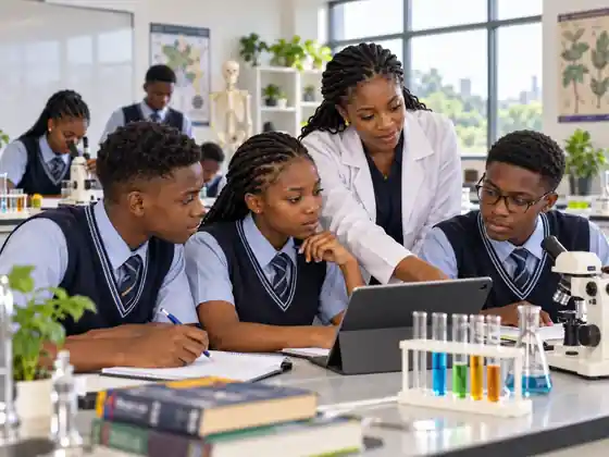 Students learning